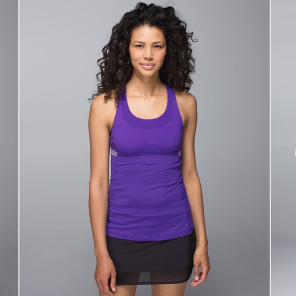 lululemon athletica Tops - Lululemon 12 stuff your bra tank ll bruised berry purple NWT activewear yoga run